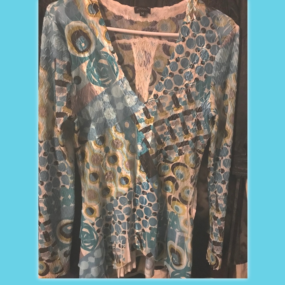 Komarov Top. Long Sleeve. Asymmetrical